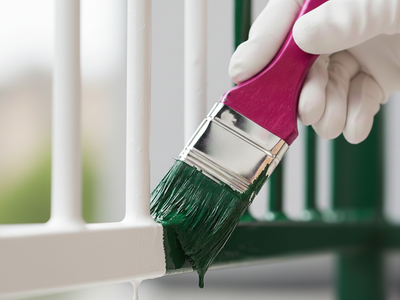 Balkongeländer lackieren