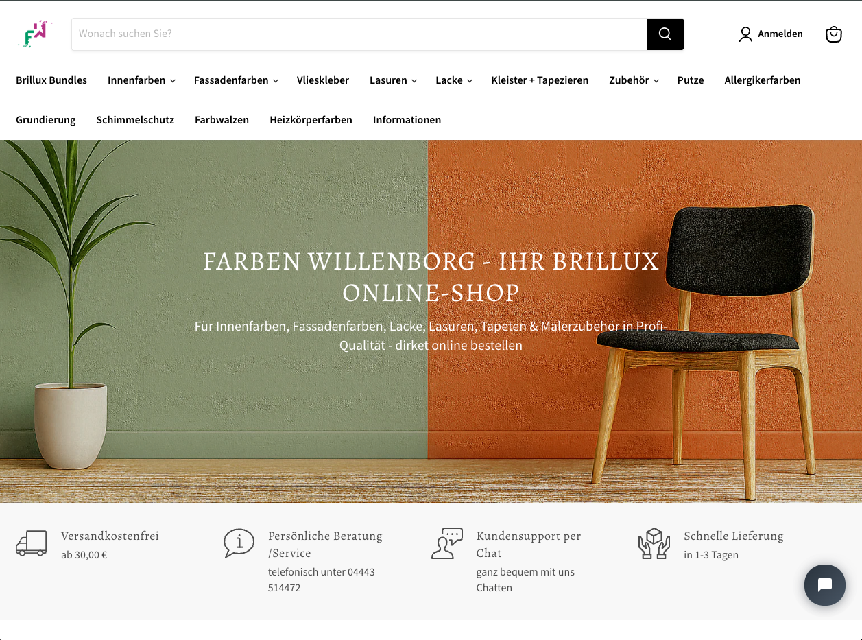 Farben &amp; Materialien für Heimwerker